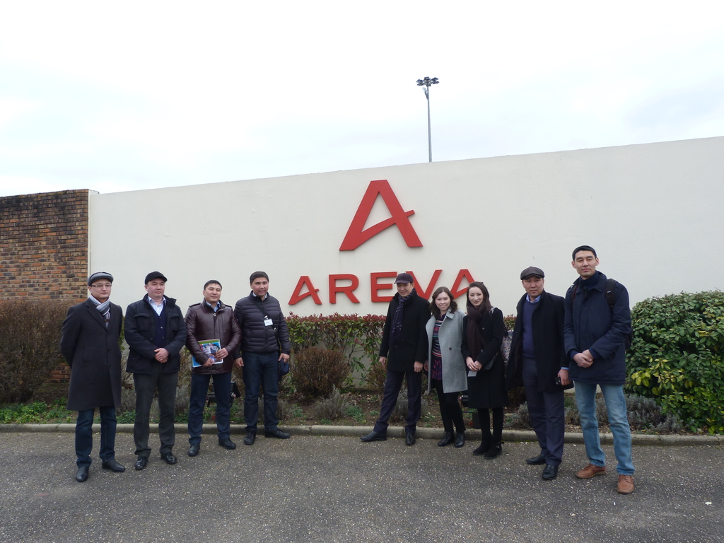 The group of young employees of Kazatomprom company have visited enterprises of the AREVA company in France