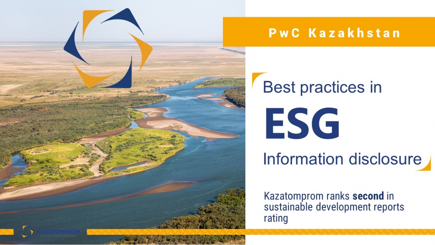 Kazatomprom ranks second in sustainable development reports rating