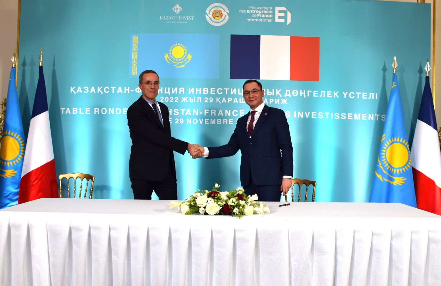 Kazatomprom has signed memorandums of cooperation in the nuclear industry with French companies